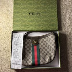 Gucci Ophidia Shoulder Bag | GG Supreme Beige Color