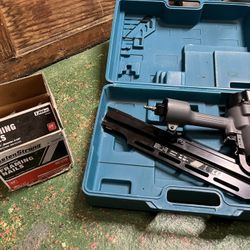 Framing Nailer with Nails