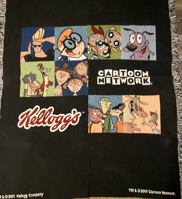 Kellogg's Cartoon Network Woven Throw 