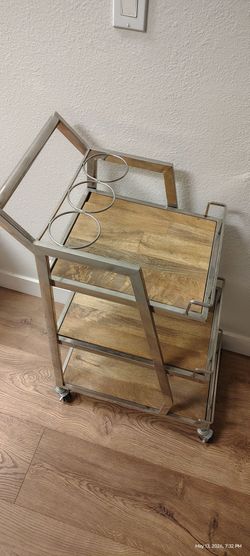 Three shelf Bar Cart