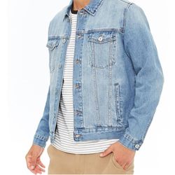 Denim Jacket H&M Slim Fit L /Chamarra De Mesclilla H&M L
