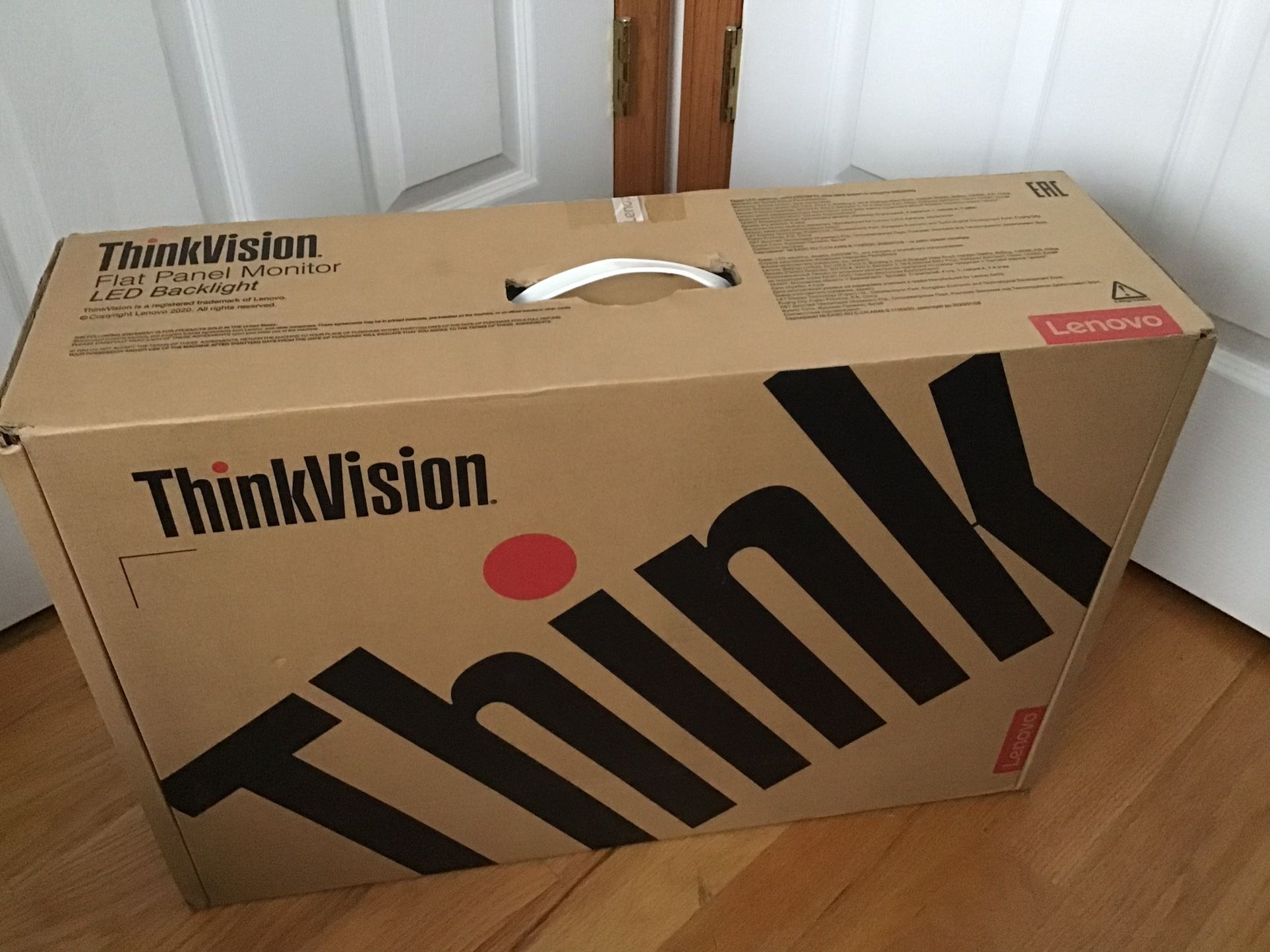 Lenovo ThinkVision T24i-20 24" Full HD WLED LCD Monitor - Raven Black in-Plane Switching (IPS) Technology - 1920 x 1080