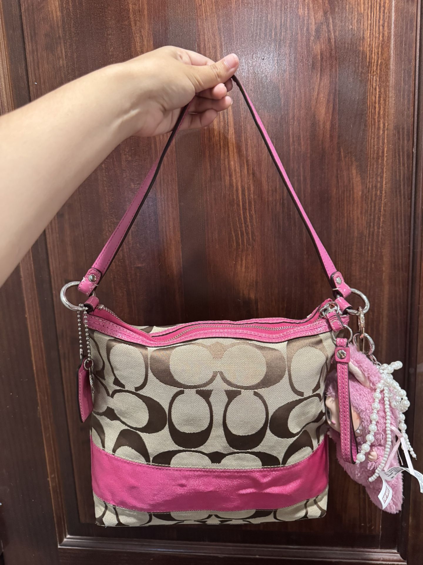 Pink Vintage Coach Bag 