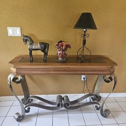 Elegant Mahogany Console Table -Like New!