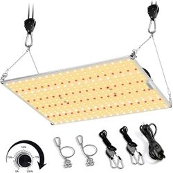 C1000 LED Grow Light with Wide Light Footprint 4x3ft and Upgraded Larger Board, Dimmable Full Spectrum LED Plant Growing Light with High PPFD for All