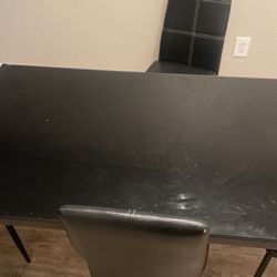 Kitchen Table Black 