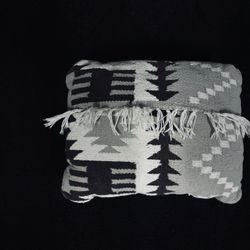 Black/White Throw Pillow