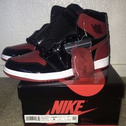 Jordan 1 Patent Bred Size 8