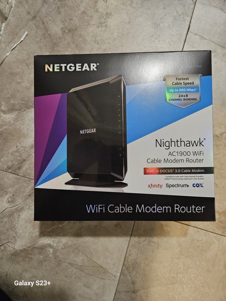 Netgear Nighthawk AC1900 Cable Modem Router