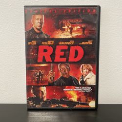 RED Special Edition DVD Movie Bruce Willis Morgan Freeman DC 2010