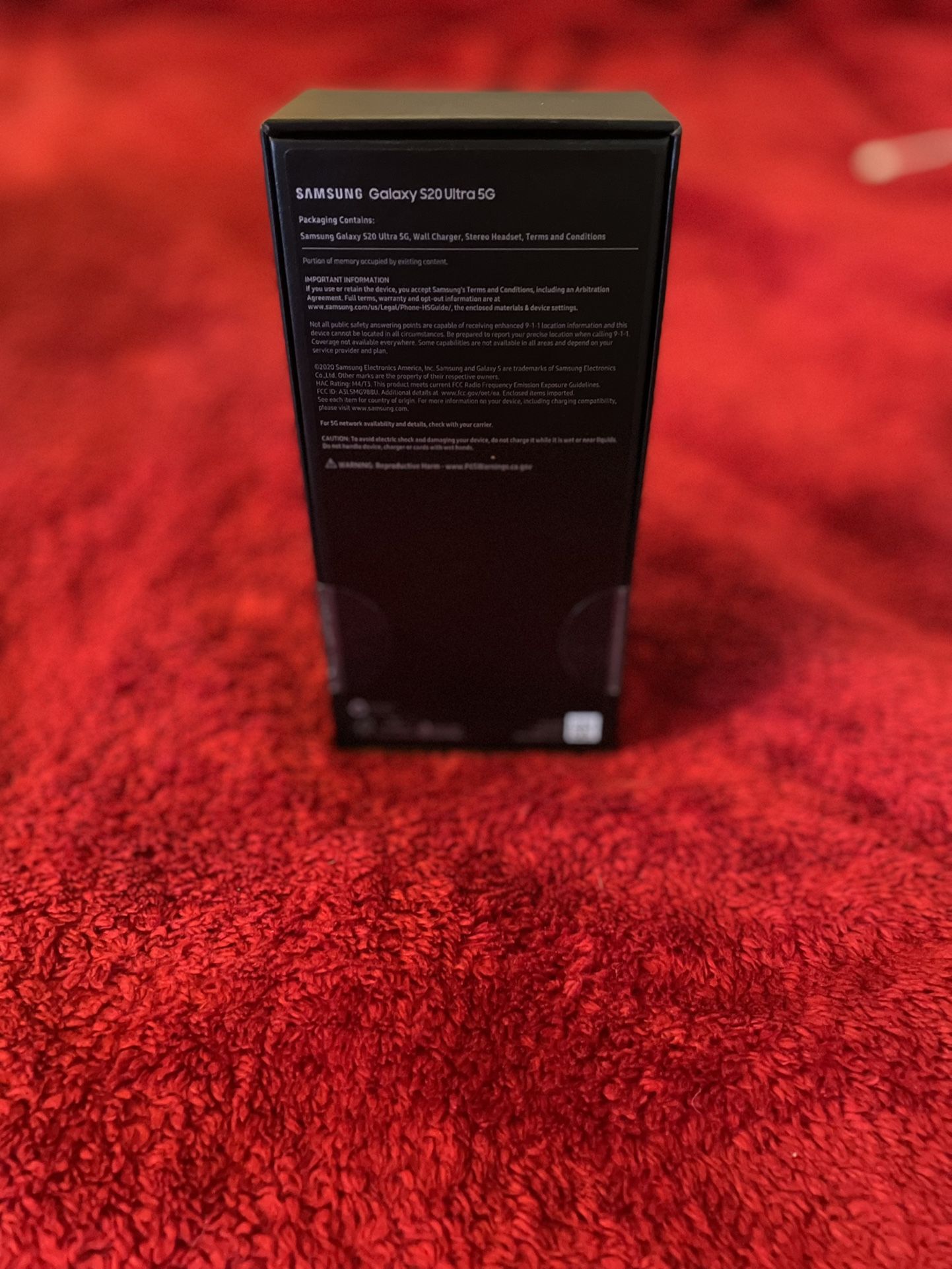 Brand NEW Samsung S20 Ultra 5G 128GB Sprint (Grey)