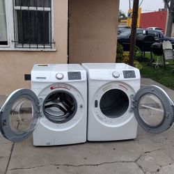 Washer And Gas Dryer Stackable Or Side By Side 