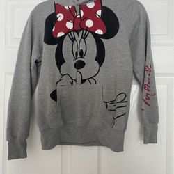 Minnie Mouse Disney Hoodie Sweatshirt  Size Small