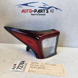 2019 - 2020 - 2021 - 2022 TOYOTA PRIUS LEFT DRIVER HALOGEN TAIL LIGHT OEM AX72764