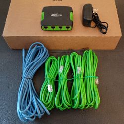 Radica Gamester RC73220 LAN Party Multiplayer Gaming Ethernet Hub
