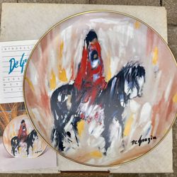 De Grazia "Western Series" by Fairmont Perfect Porcelain (Artists of the World) Collectible Plates