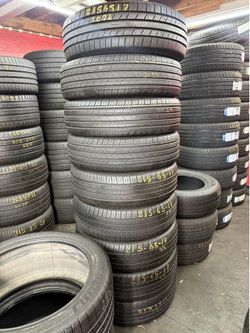 17” tires 215/65/17 semi new with free installation $65 each
