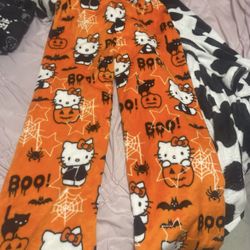 Hello Kitty Boo Halloween Pj Bottoms