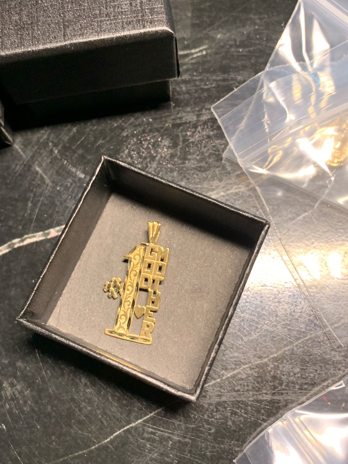 14k Solid Gold Pendant