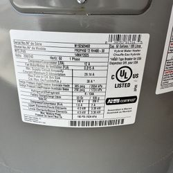 Rheem Water Heater (heat Pump