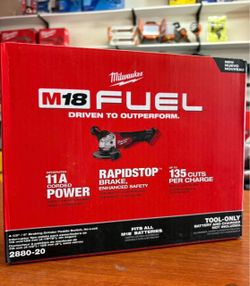 Milwaukee new grinder fuel