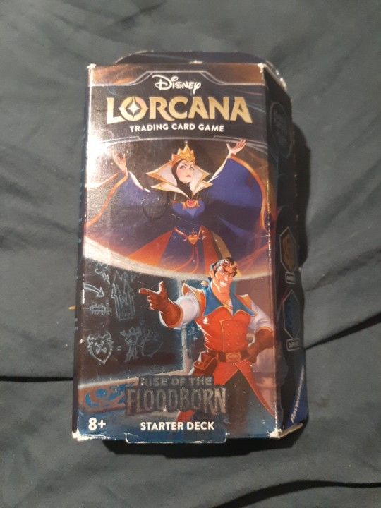 Disney LORCANA: Rise of the Floodborn TCG STARTER DECK (AMBER & SAPPHIRE) SEALED