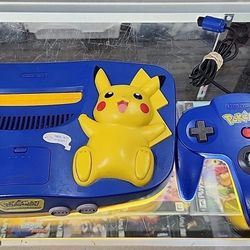 N64 Pikachu Edition $350 Gamehogs 11am-7pm