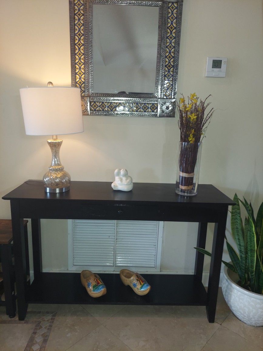 Console Wood Table