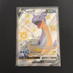 Pokemon Shiny Lapras V Full Art SV110/SV122