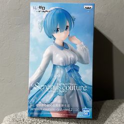 NEW IN BOX BanPresto Re:Zero Starting Life In Another World Serenus Couture Rem vol.2 Figure Toy