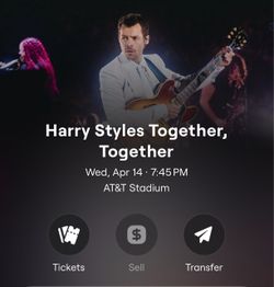 Harry Styles Concert Ticket – AT&T Stadium