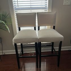 2 Counter Height Barstools 