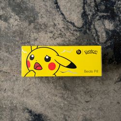 pokemon beats pill wireless bluetooth speaker