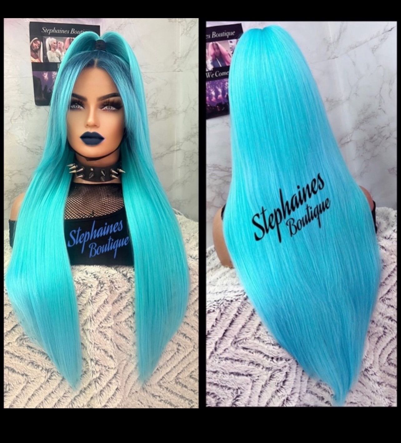Human Hair Blended Lace Front Wig