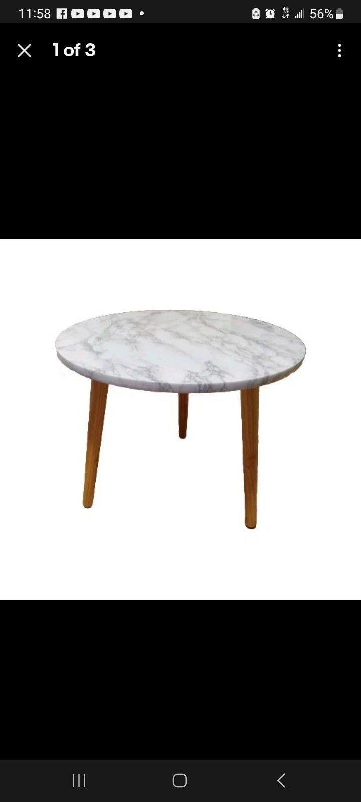 Darcy Round End Coffee Table