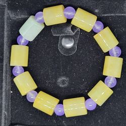 Burmese Jadeite Jade TypeA Bracelet. 