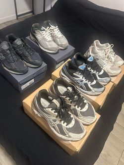 ASICS and new balance size 10 used with original box