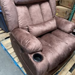  Large Dual Motor Power Lift Recliner Chair with Extended Footrest, Oversized Lay Flat Sleeper Electric Recliner W/Heat & Massage, Lumbar Pill