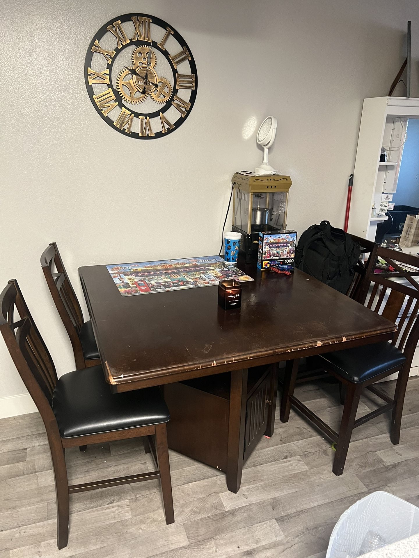 4 chair dining table