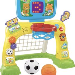 VTech Smart Shots Sports center - Basketball and Football For Kids