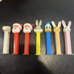 Pez Dispensers (Lot Of 7)