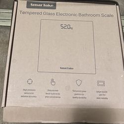 Smart Take Tempered Glass Bathroom Scale