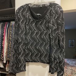 Jacket & Tank Top - Shimmery Material 