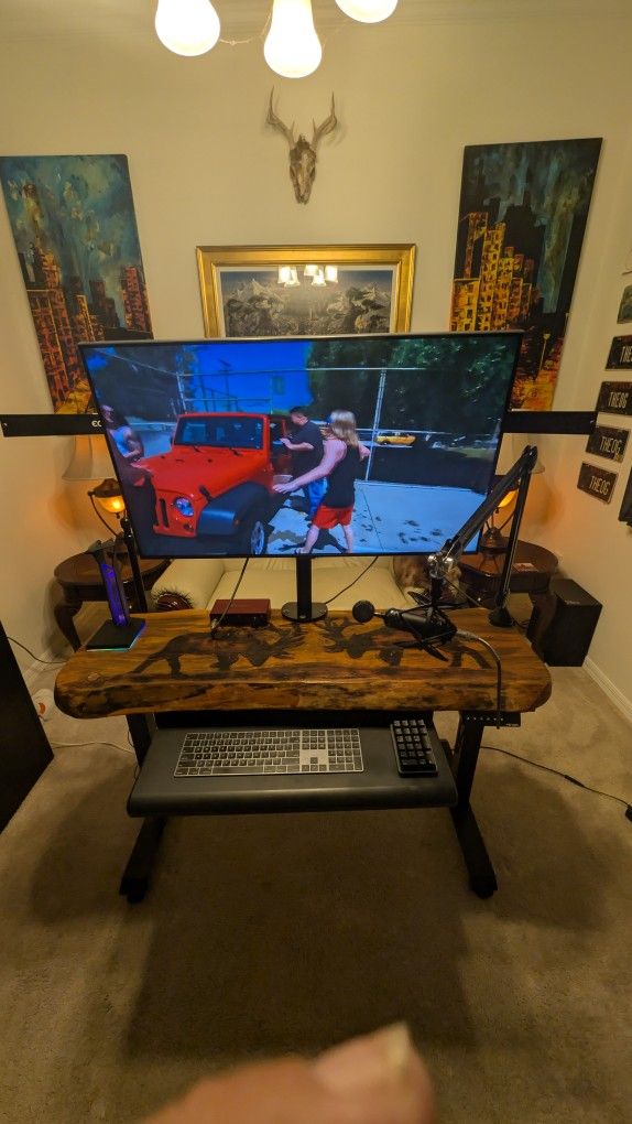 Custom, One-of-a-Kind Standing Desk Setup – Complete Professional Workspace Bundle