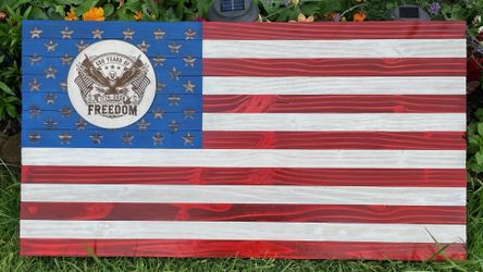 Handcrafted American Freedom Flag