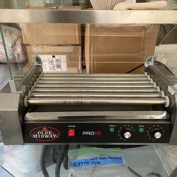 Hot dog roller machine