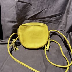 Fossil Lola Mini Bag Mimosa Yellow Leather