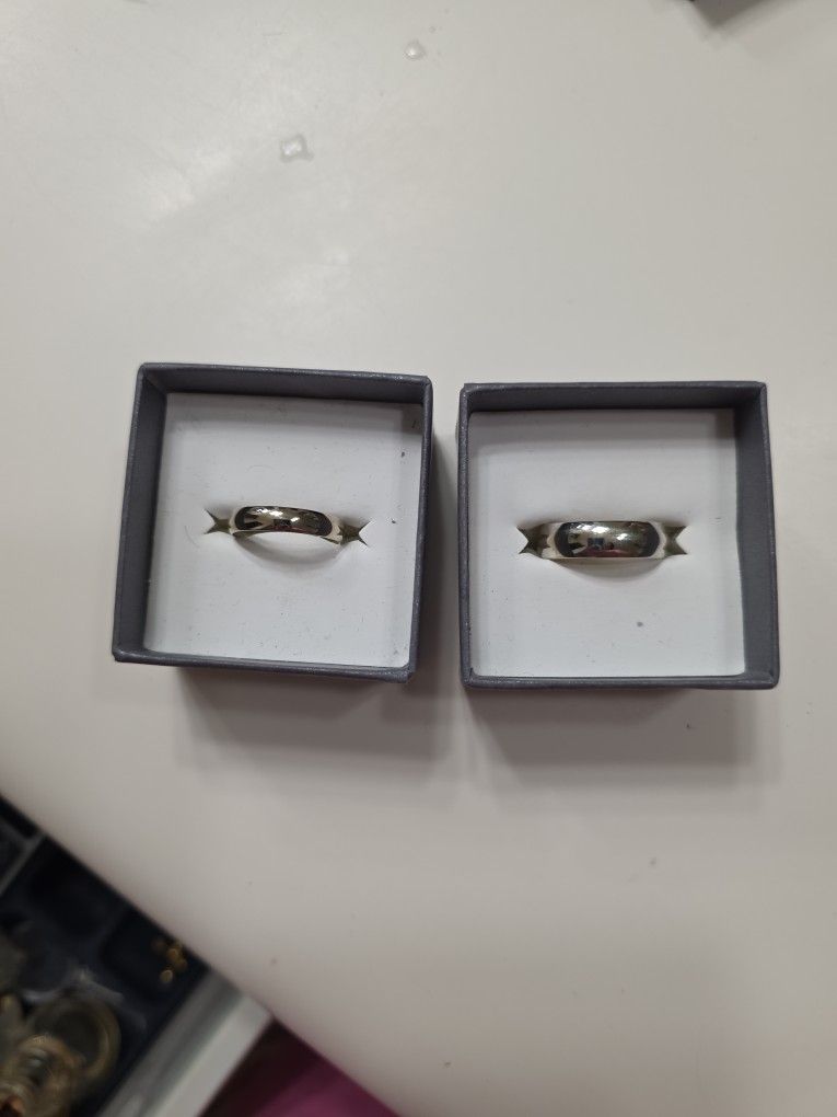 Wedding Ring White Gold 14 K