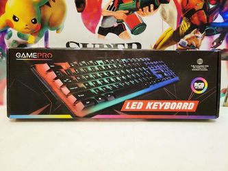 New Wired USB LED Game Pro PC Backlit Keycaps Gaming Keyboard