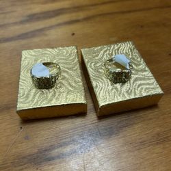 10k solid gold nugget rings take both for $400(read description)